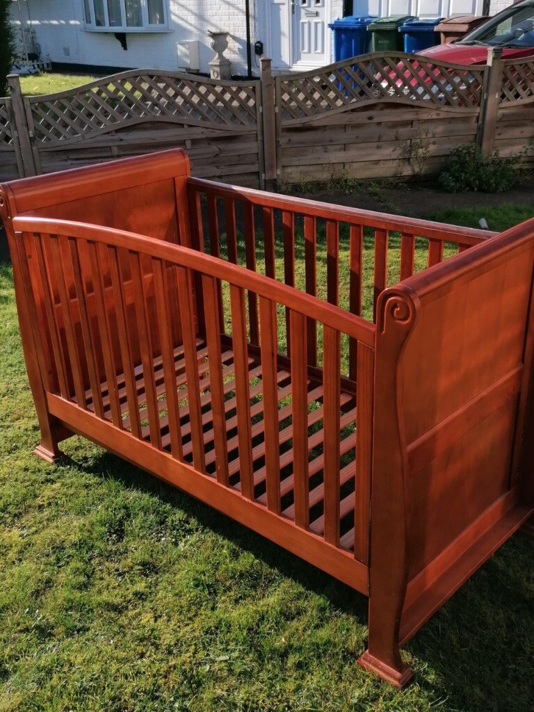 babies r us sleigh cot bed bolts